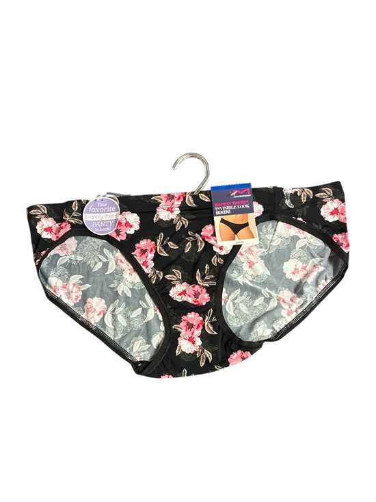 Maidenform Other - Maidenform Floral Bikini Briefs in Black and Pink size XL new